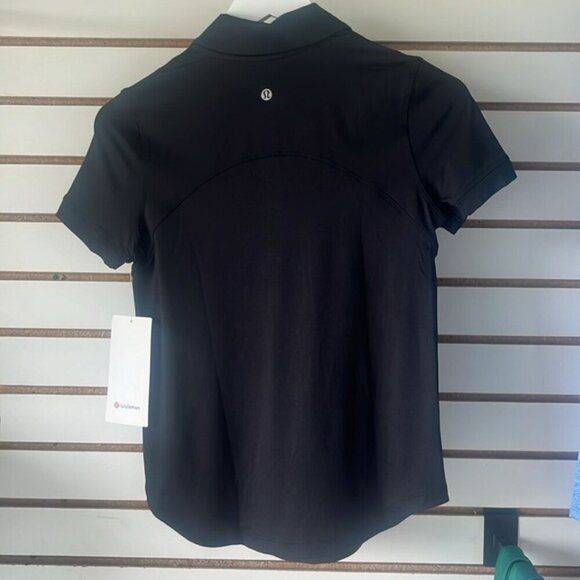 Quick-Drying Short Sleeve Polo - Black - Picture 3 of 6